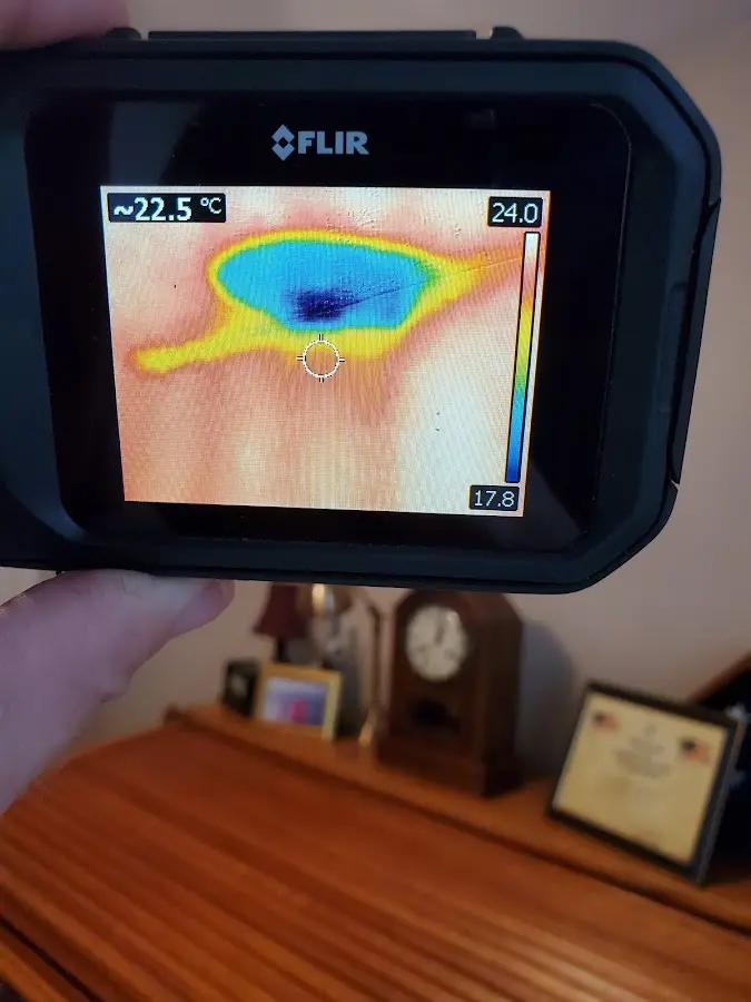 Thermal imaging inspection for water damage in Weehawken
